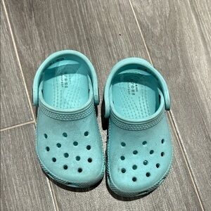 CROCS Kids Light Blue Water Shoes